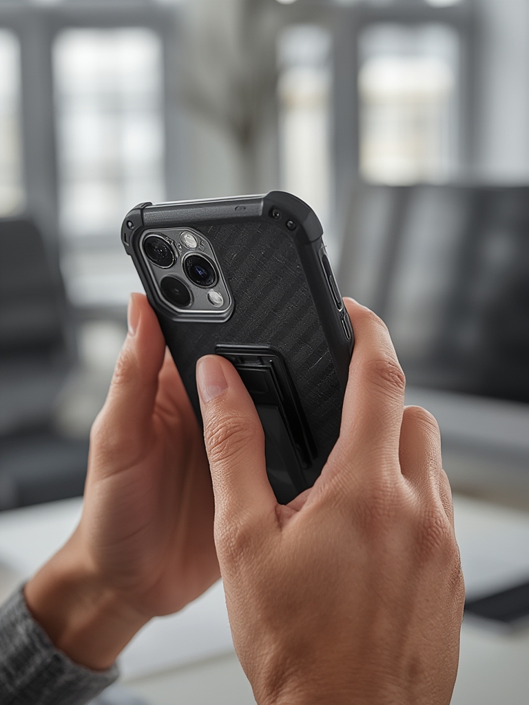 Shockproof Phone Case with Kickstand - Illustration 2