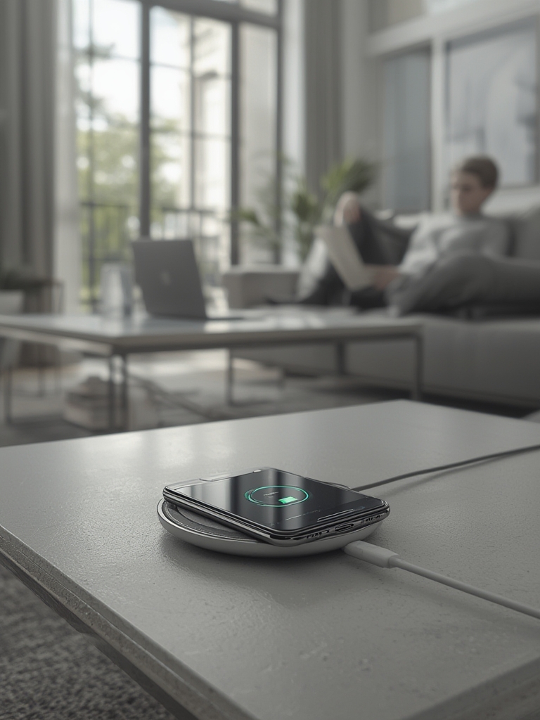 Fast Wireless Charging Pad - Illustration 3