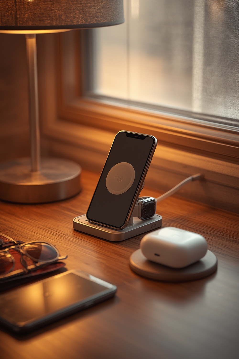 Magnetic Charger: 3 Ultimate Steps For Best Travel Charging 1 Wireless Charger 3 in 1,RTOPS Magnetic Travel Wireless Charging Station Multiple Devices,GaN 3 in 1 Charging Station,Compatible for iPhone16/15/14/13/Pro/Max,iWatch,AirPods4/3/2/Pro(Adapter Includes) product view