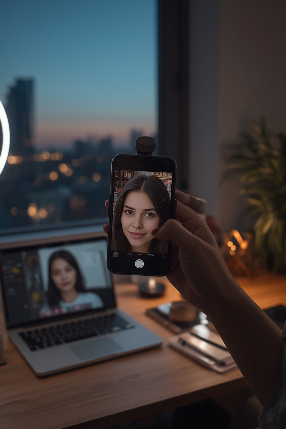 selfie light product view