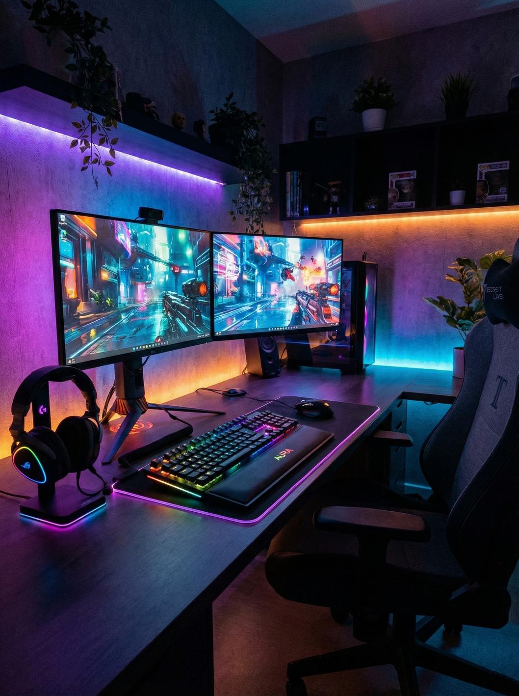 Informational: User wants to learn about Aura gaming gear and discover the best products and features for gamers.