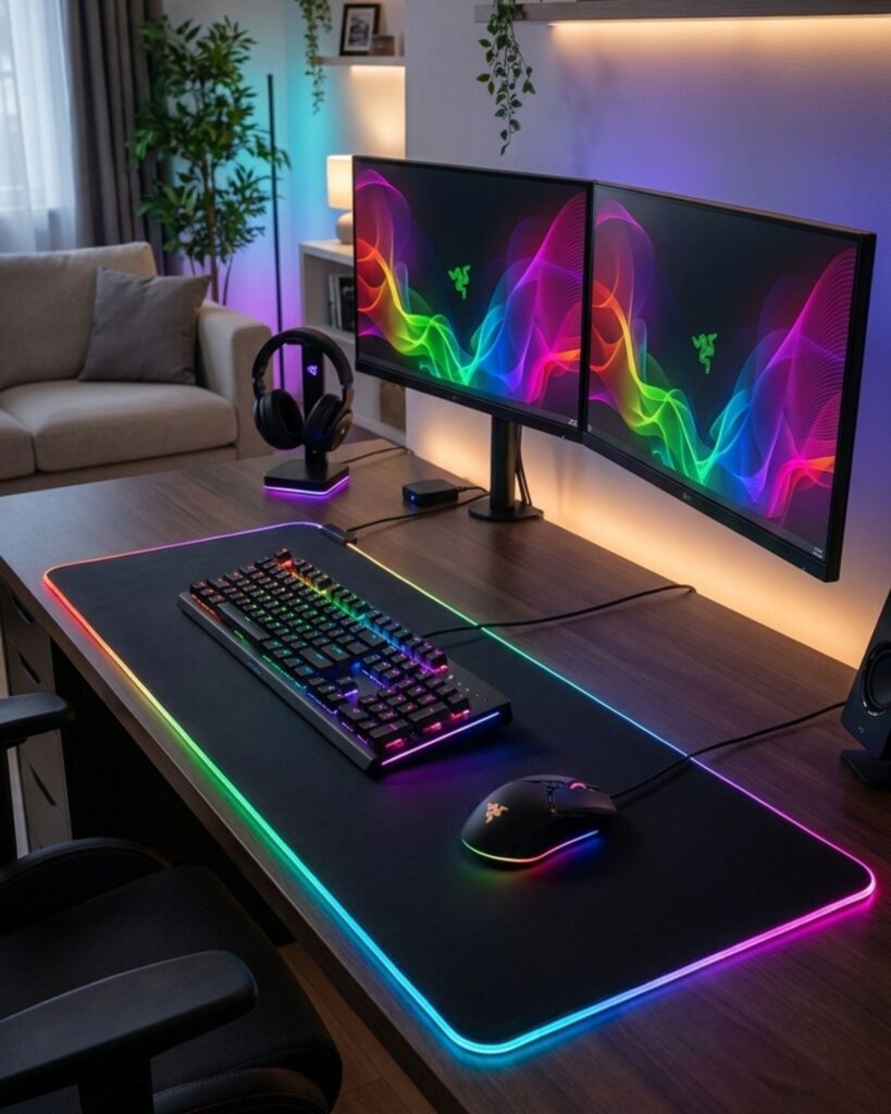 USB hub mousepad