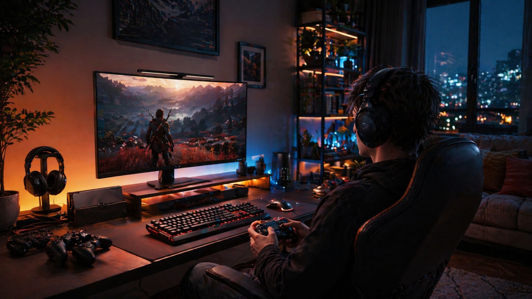 monitor light bar gaming