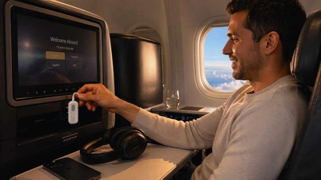 in-flight entertainment