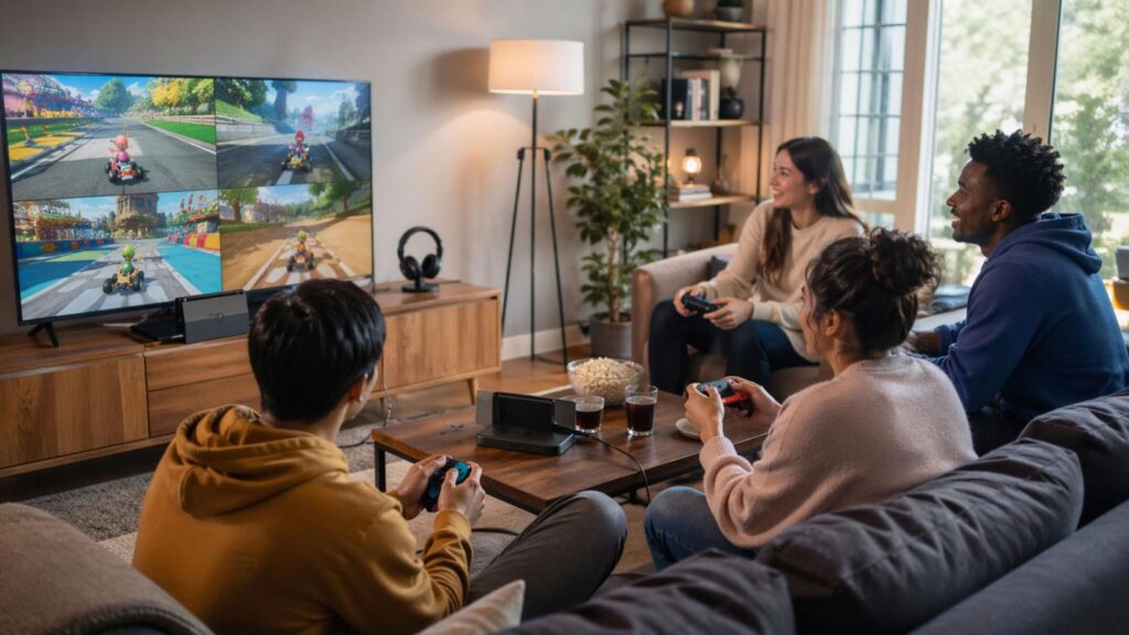 portable dock Switch, travel dock for gaming consoles
