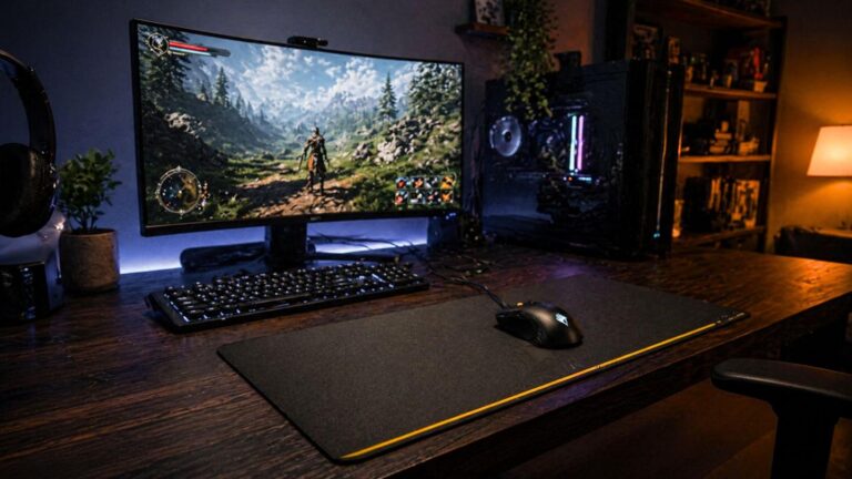 optical mouse mat
