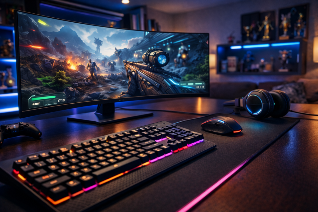 Informational: User wants to discover the top gaming gear according to pmwgamegeek recommendations.