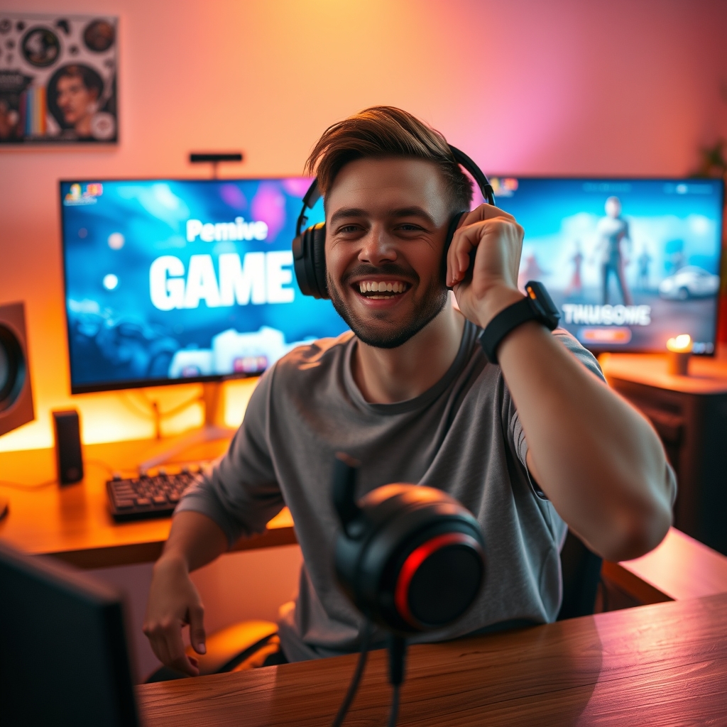 gaming headset with surround sound - Illustration 3