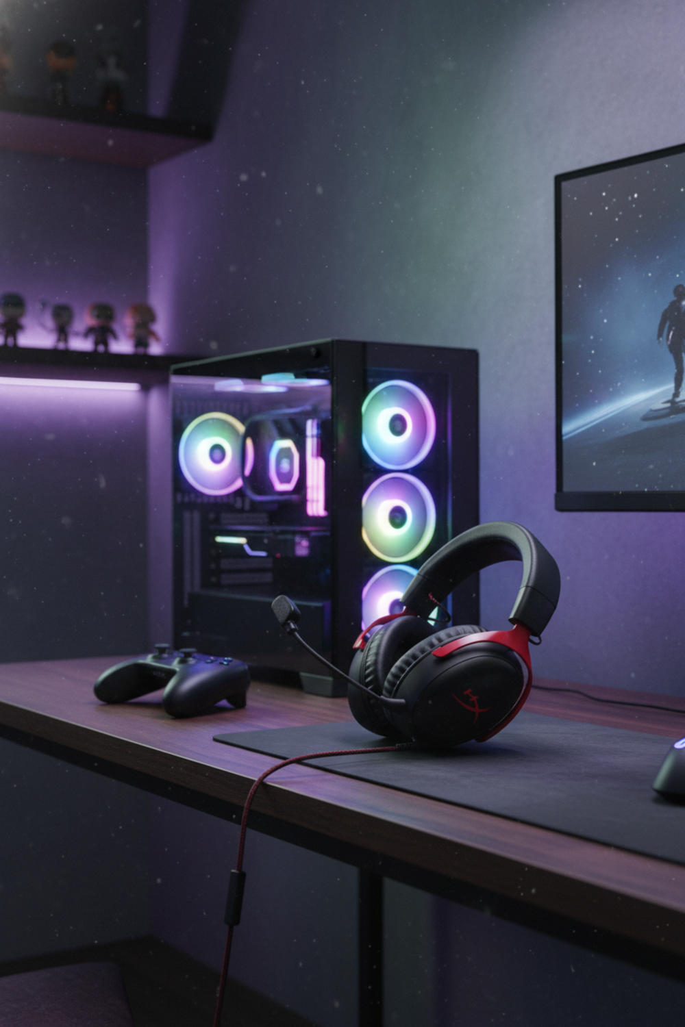 gaming headset product view