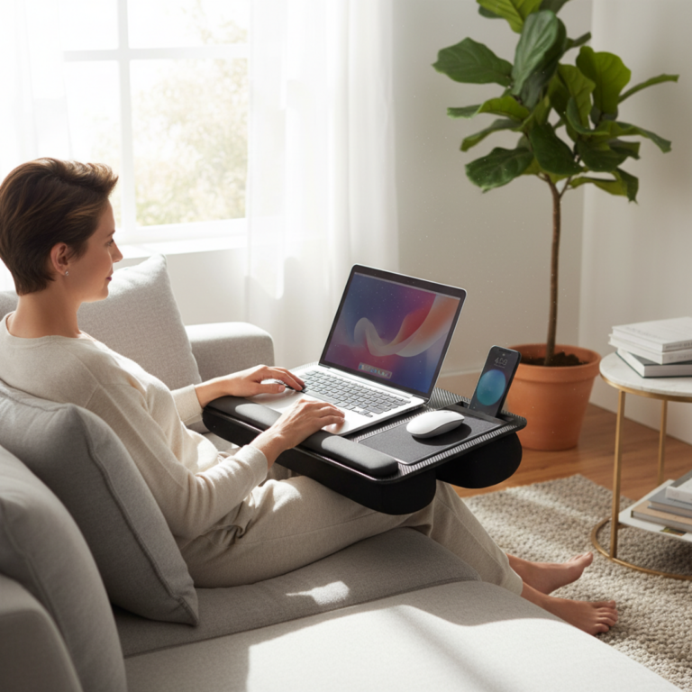 cushioned laptop desk