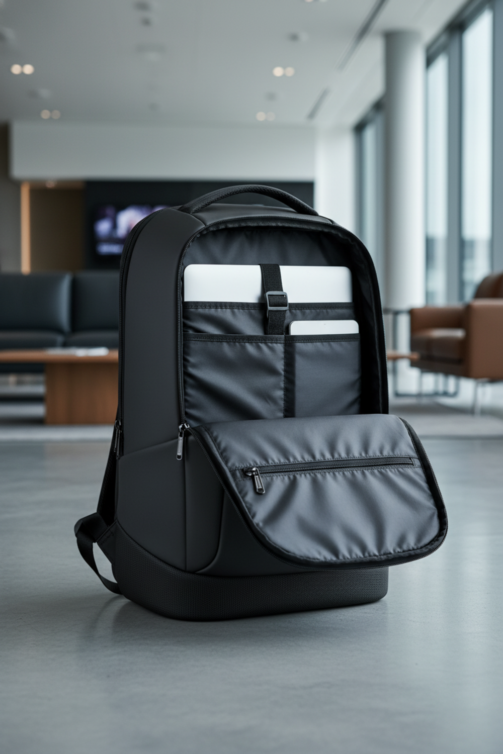 business backpack product view