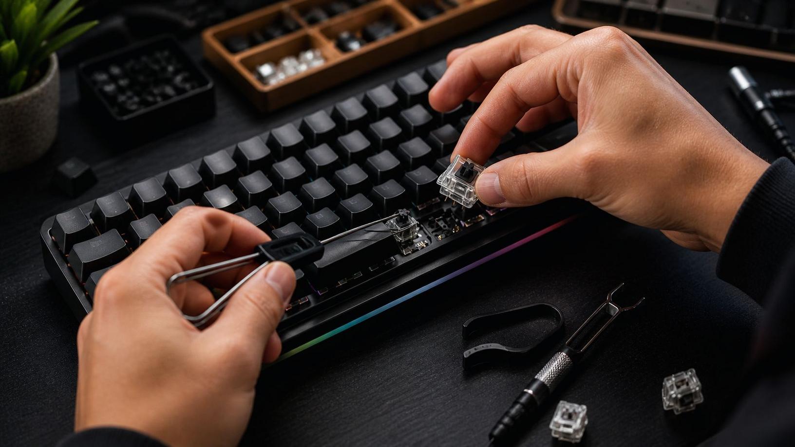 Informational: User wants to learn about the Wooting 60HE keyboard, its features, and buying options.