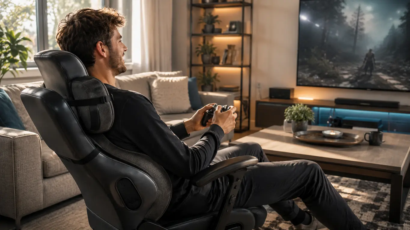 gaming pillow for chair; lumbar gaming pillow; neck pillow for gaming chair; memory foam gaming pillow; gaming pillow for long sessions