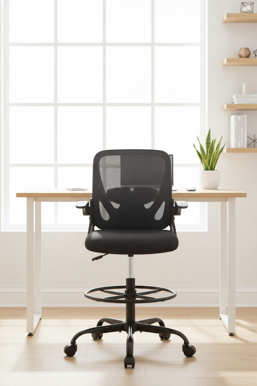 drafting chair in action
