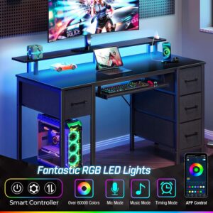 LED gaming desk