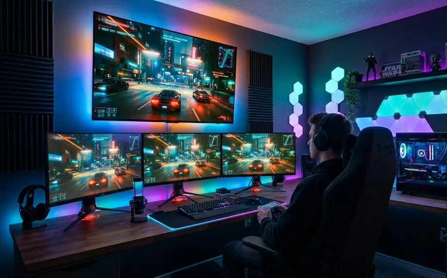 govee sync box 2 review, 4k 144hz sync box, tv backlight without camera, best ambient lighting for gaming gamer