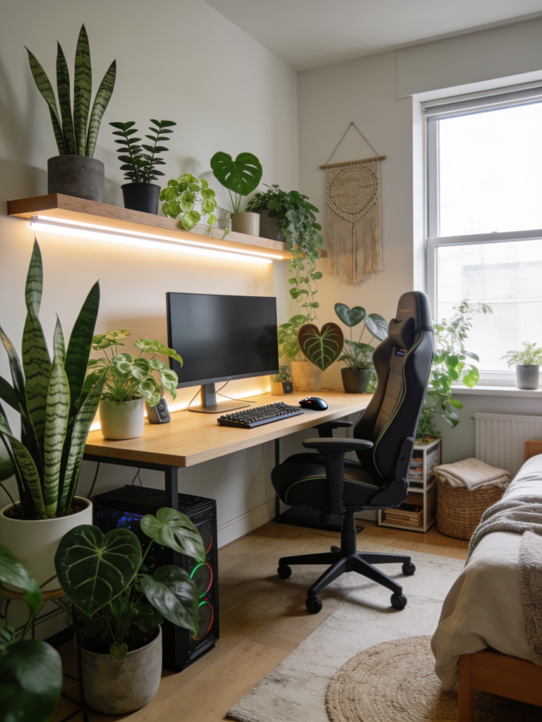 Biophilic Gaming Setup: 7 Amazing Ways to Boost Focus (Proven Guide) 2 biophilic gaming setup