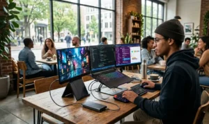 Portable Gaming Monitor: 7 Best Ways to Boost Battery Life (Proven Guide) 4 144Hz portable monitor, USB-C OLED monitor, pass-through charging display, 10-point touch screen monitor