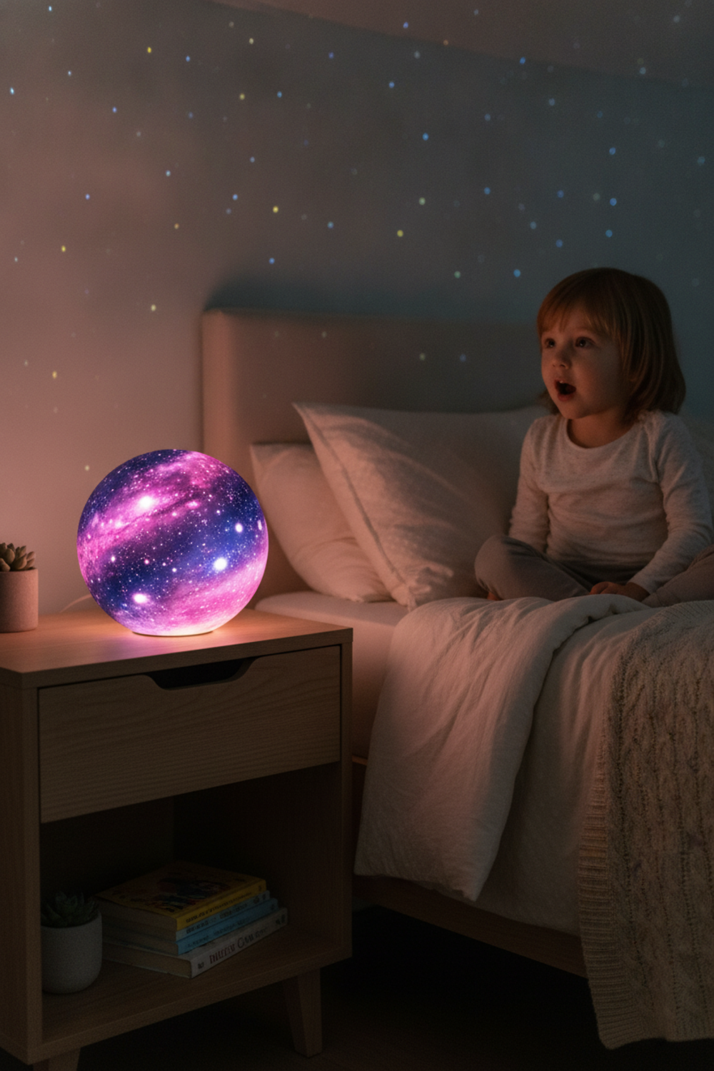 galaxy lamp in action