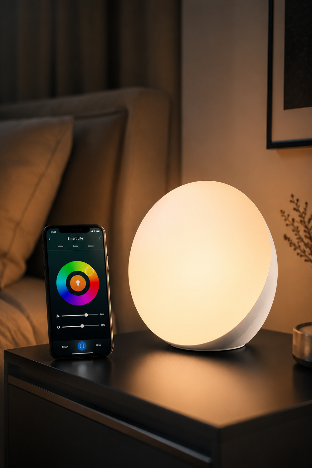 smart lamp product view