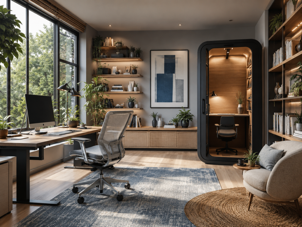 office room ideas; office ideas home; home office room decor; cozy office decor inspiration; room decor office; desk wall design; office wall colors; home office accessories gamer