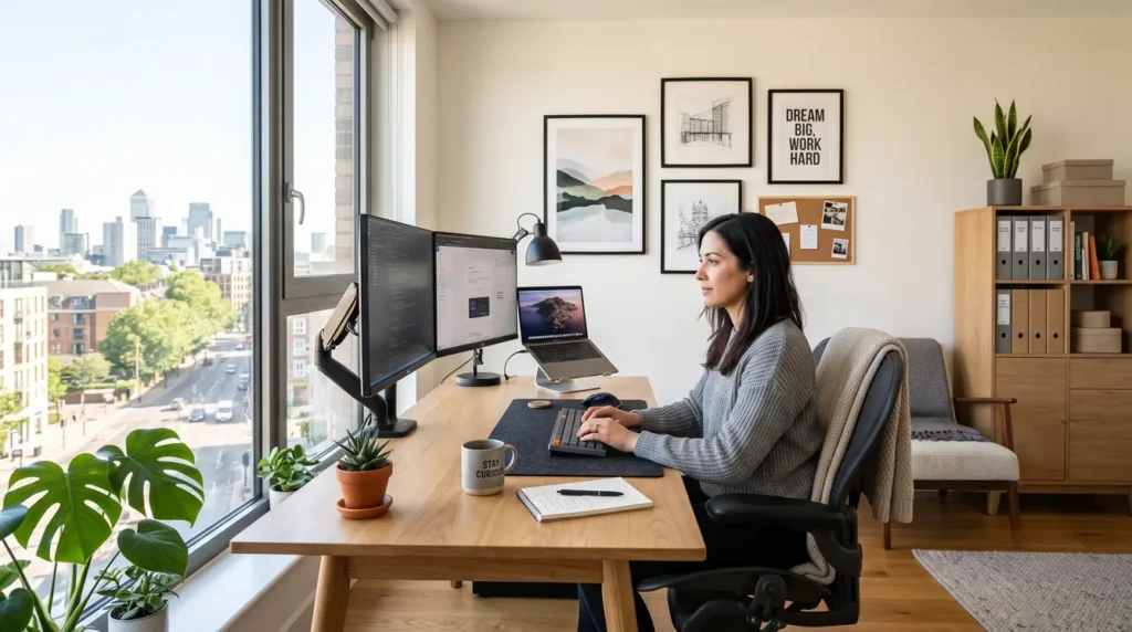 home office design ideas; home office layout; home office organization; home office furniture ideas; home office decorating ideas; office room ideas; home office inspiration