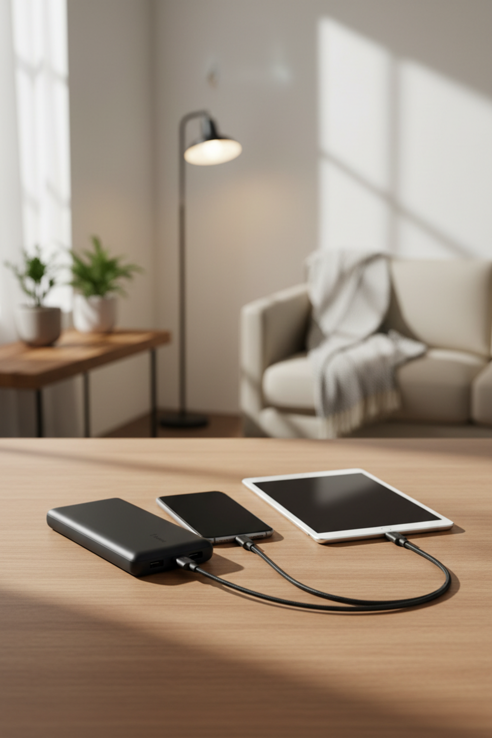 power bank in action
