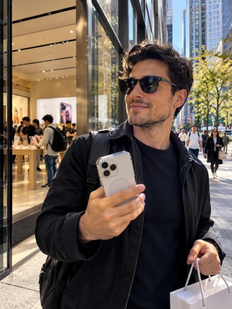 Transactional: User wants to find and buy an iPhone 18 Pro case from local stores. gamer
