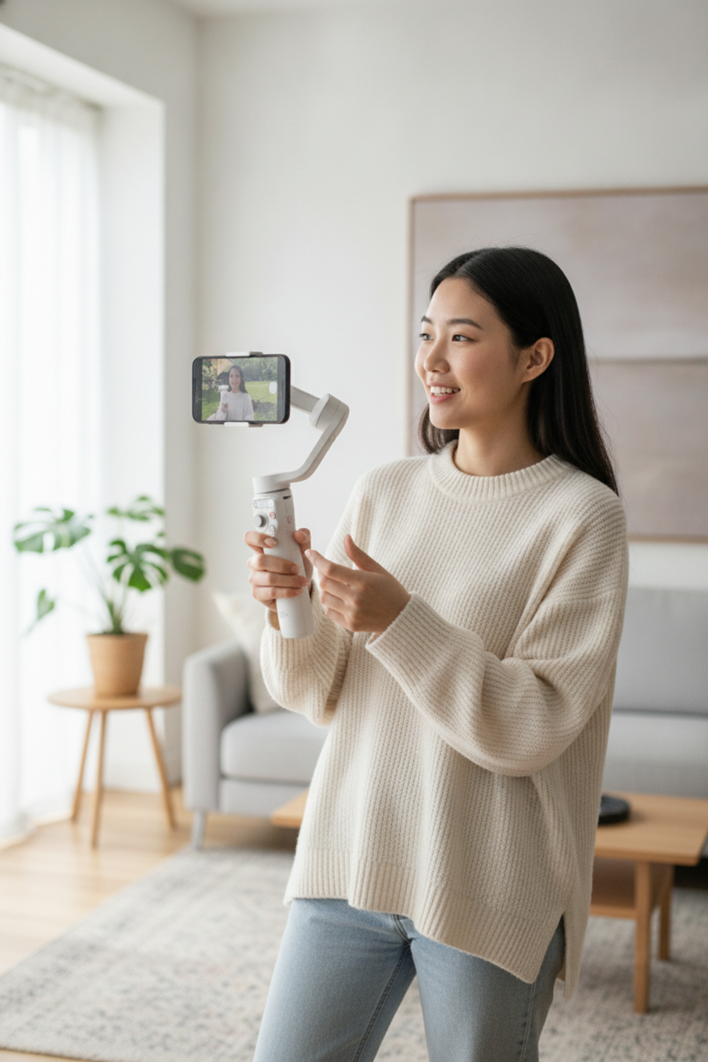 gimbal stabilizer in action