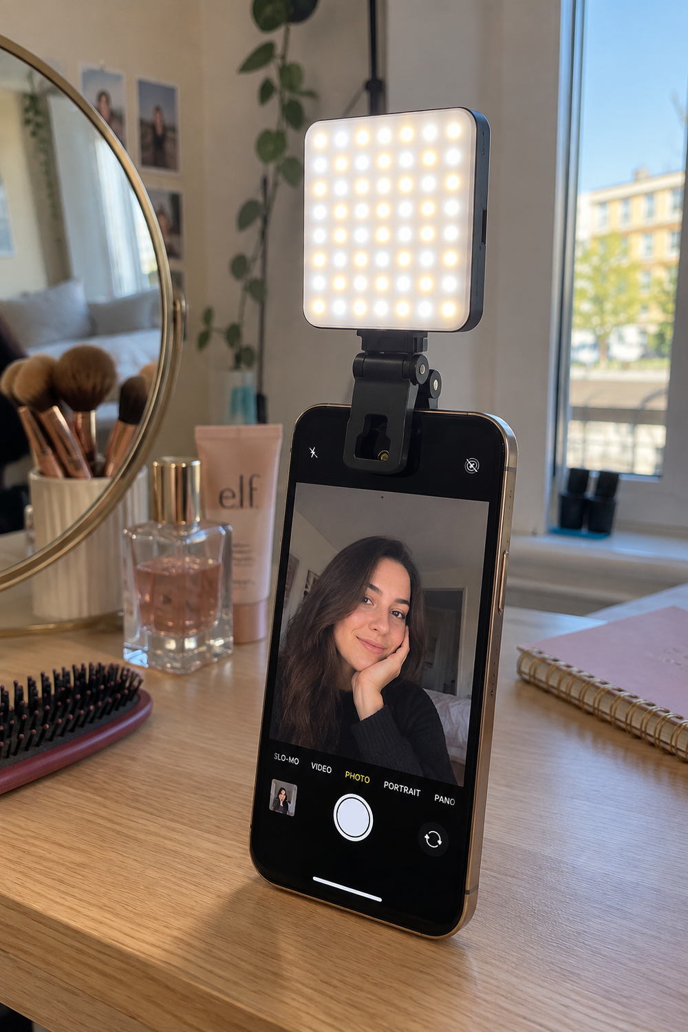 selfie light product view